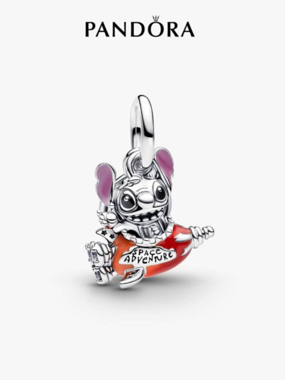 Pandora  Disney Lilo & Stitch Stitch Rocket Ship Dangle Charm
